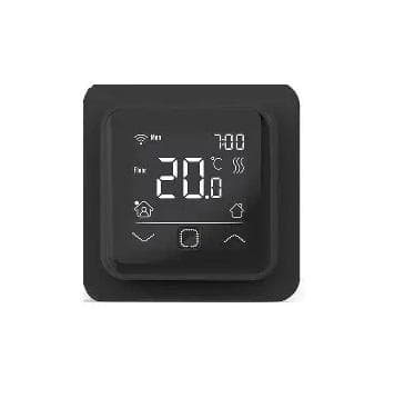 Termostat CU 540 SMART ČIERNY dotykový LCD program. s teplotným čidlom podľahy a interiéru, s príjimačom, ovládaný cez WIFI aplikáciou TUYA smart 100335