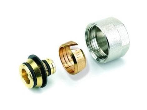 8350862 Svorne srobenie dizajnové 16x2-3/4E pre AL/PE-X, chróm