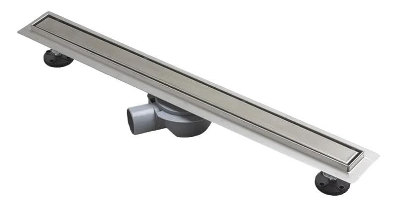 Nerezový sprchový žľab ST-900-50 + plný rošt s otočným sifónom DN50, dĺžkaxšírka roštu 900x50mm