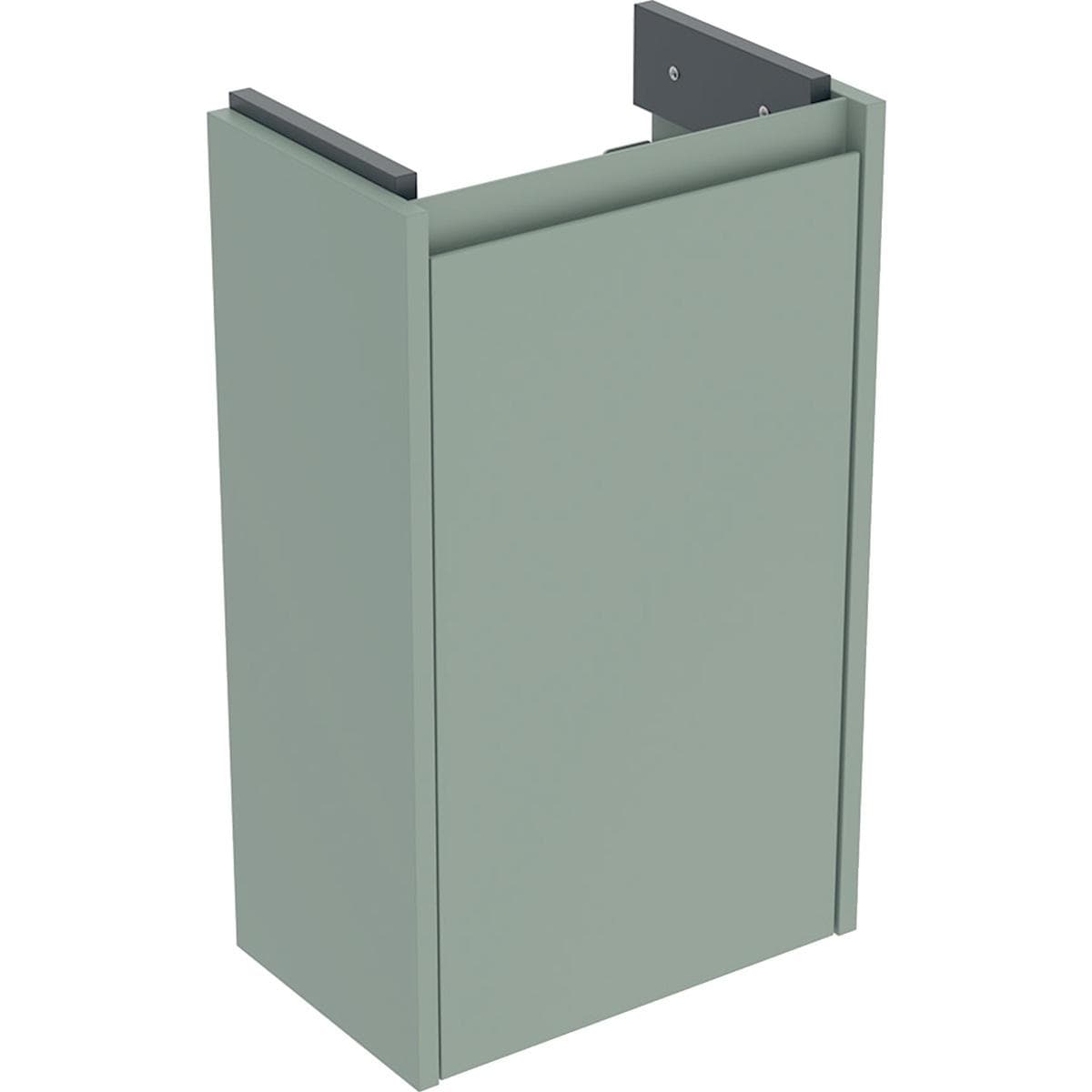 Skrinka pod umývadlo 40 cm Geberit Selnova Compact, 1 dvierka, 35.8x60.5x22.5cm, šalviová zelená mat