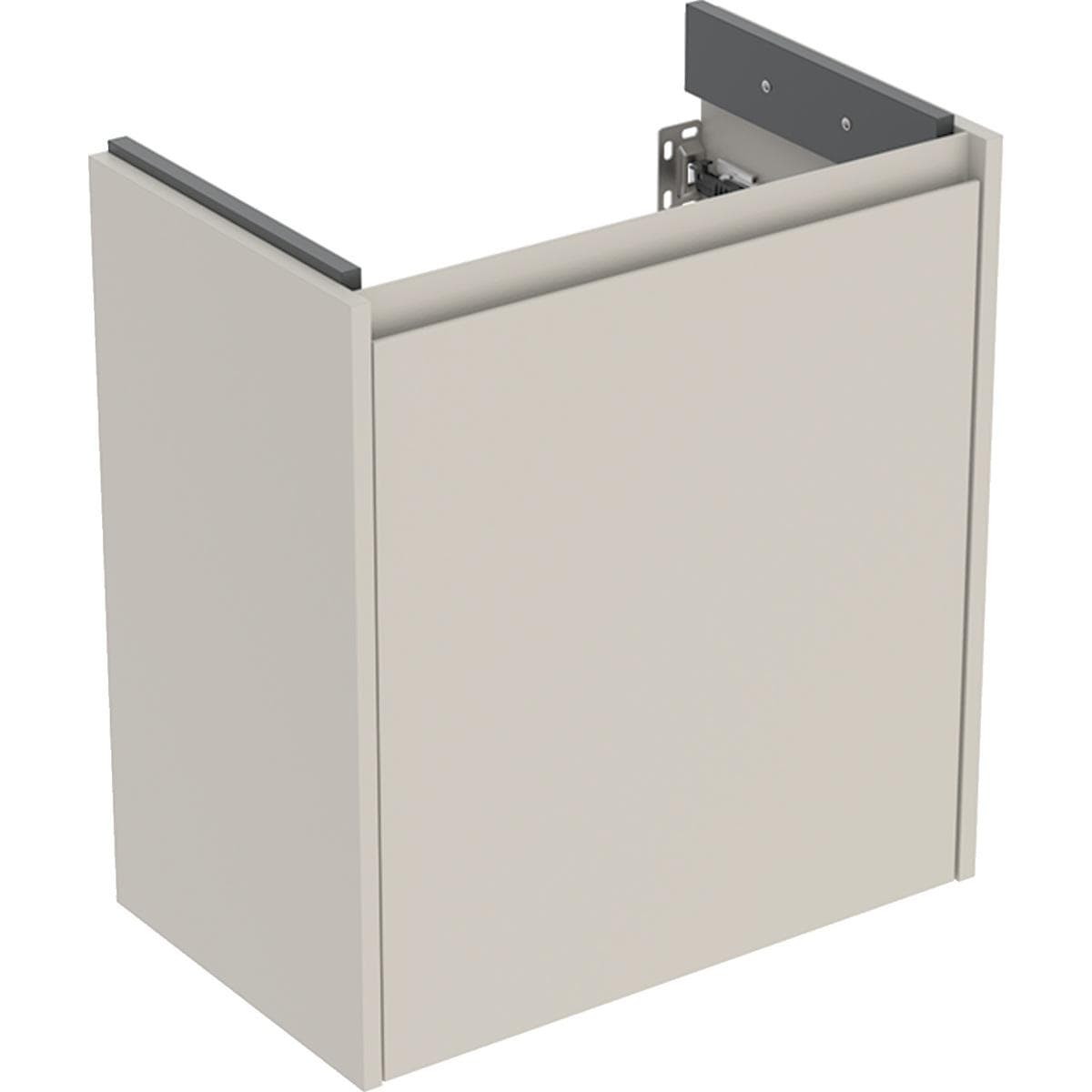 Skrinka pod umývadlo 60 cm Geberit Selnova Compact, 1 dvierka, 55x60.6x33.7cm, pieskovosivá matná