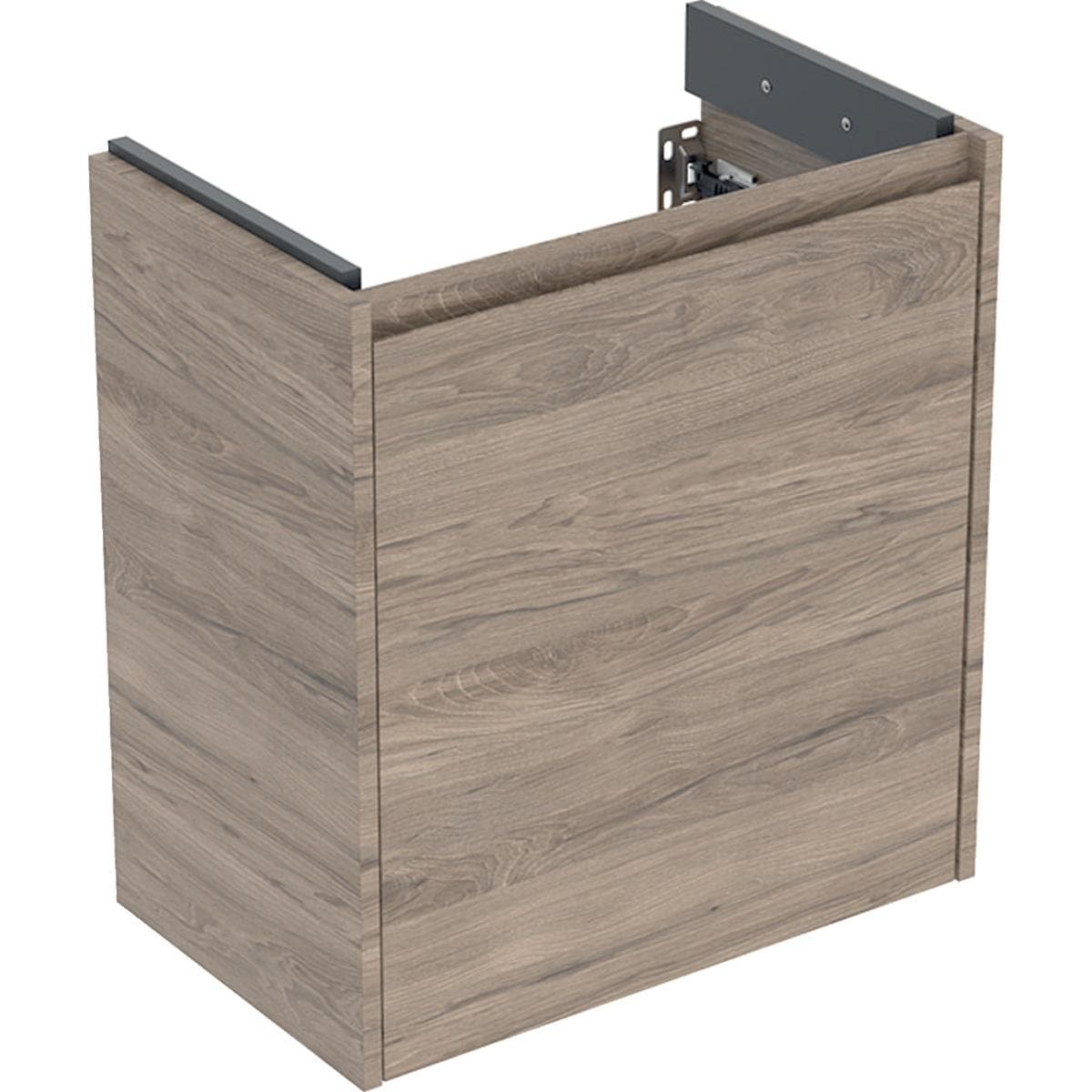 Skrinka pod umývadlo 60 cm Geberit Selnova Compact, 1 dvierka, 55x60.6x33.7cm, orech hickory