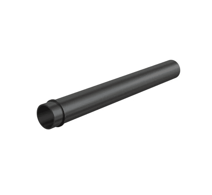 Prípojka k WC M147 - prepojovaci diel k WC pre invalidov 375mm dlhá, priemer 45mm PP čierna
