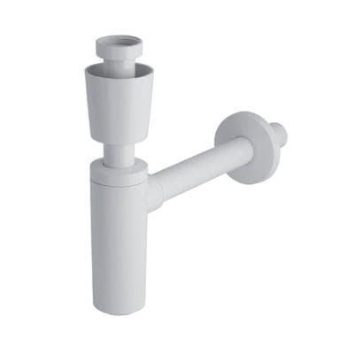 Umývadlový sifón Geberit, d 40, G1/4, biela
