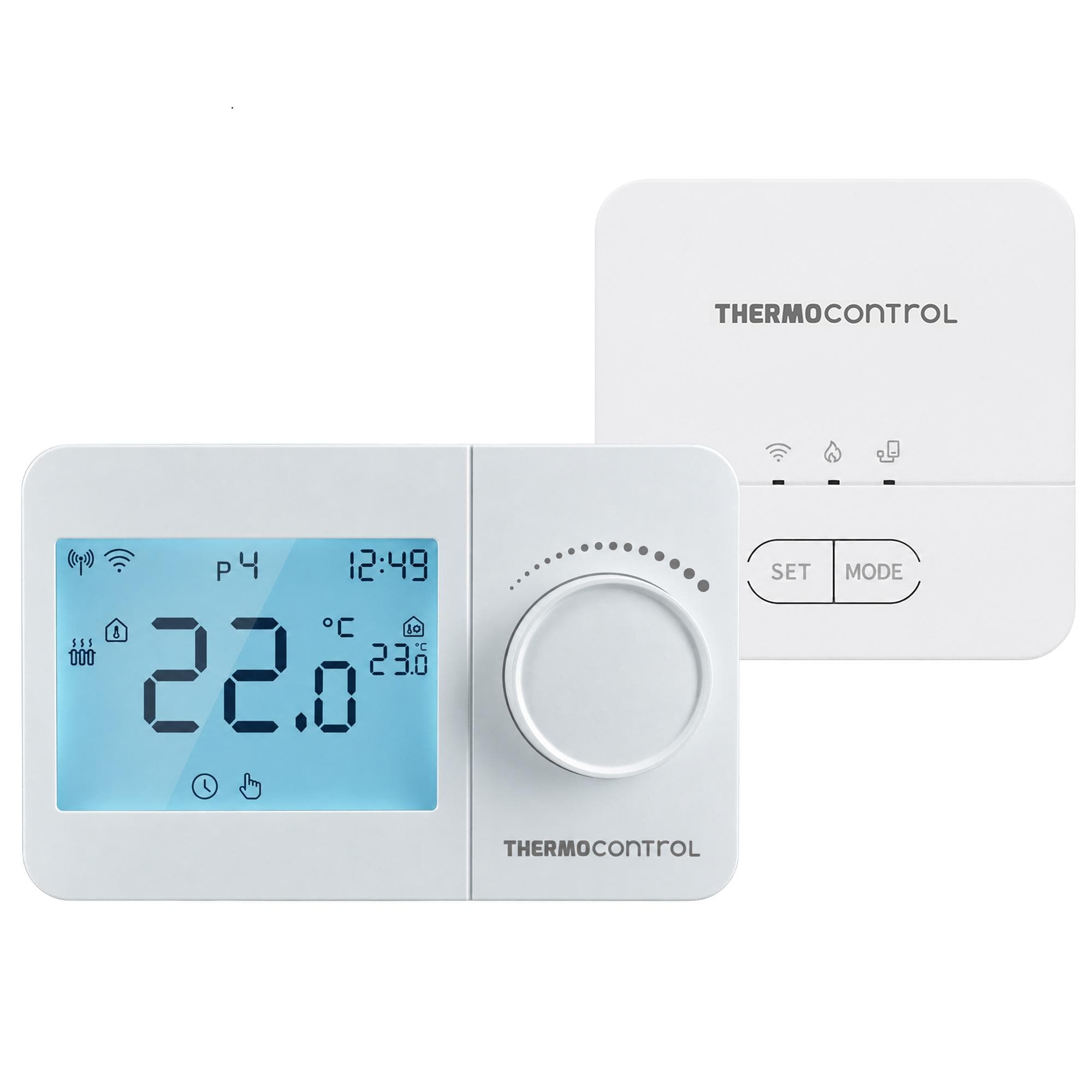 Digitálny Wi-Fi termostat, biely, 0-230 V, 0,1 °C,